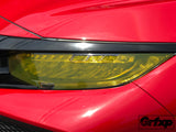 Headlight Overlays for 10thGen Honda Civic Hatchback Type-R Si with LED (2017+)