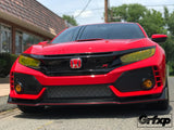 Headlight Overlays for 10thGen Honda Civic Hatchback Type-R Si with LED (2017+)