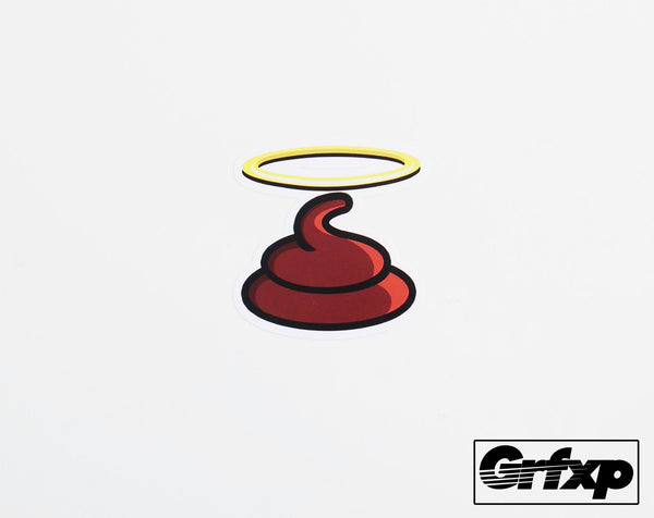 21 Jump Street Angel Poop Printed Sticker (two pack)