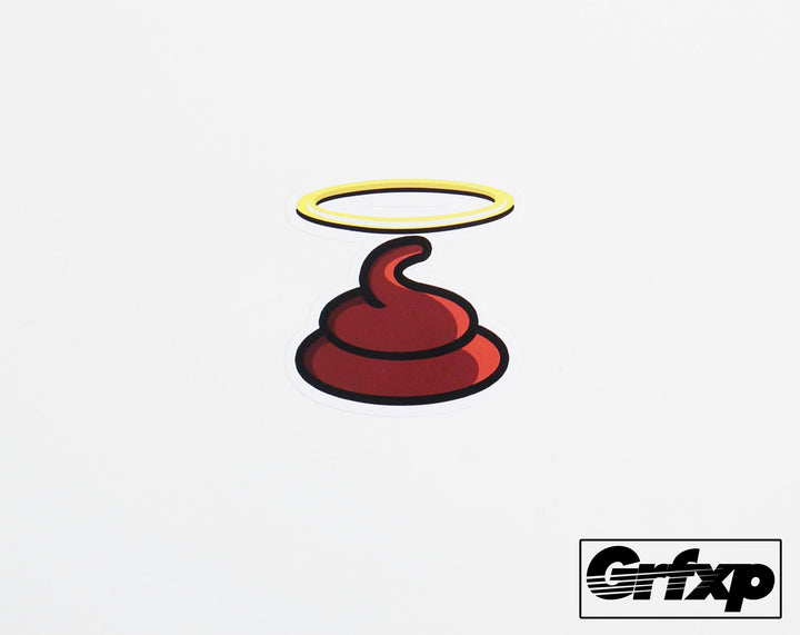 21 Jump Street Angel Poop Printed Sticker (two pack)