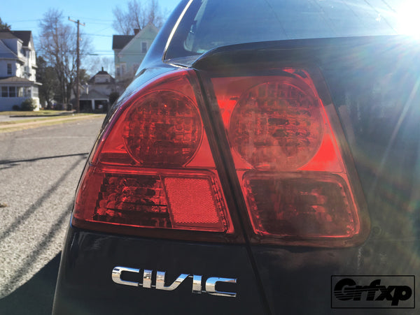 Taillight Overlays for 7thGen Honda Civic Sedan (2001-2005)