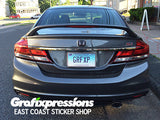 Euro-Style Taillight Overlays for 9thGen Civic Sedan (2013 - 2015)