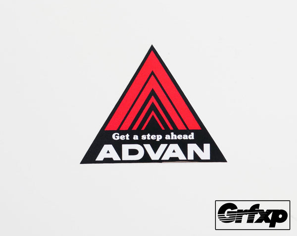 Advan Triangle Printed Sticker (two pack)
