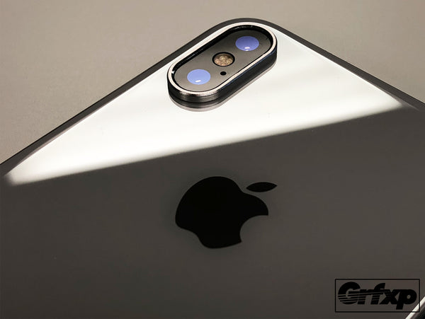 Aluminum Camera Ring for iPhone X - Protect your camera!  iPhoneXbumpers.com | Grfxp