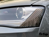 Carbon Fiber Headlight Reflector Overlays for Audi B8.5 S4/A4 S-Line (2013 – 2016)