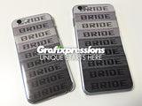 BRIDE Gradient iPhone Skin with Crystal Clear Case (for most models)