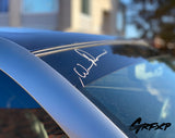 Create Your Own Signature Vinyl Stickers!