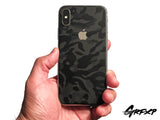 iPhone X Shadow Black Camo Colorlay Skins