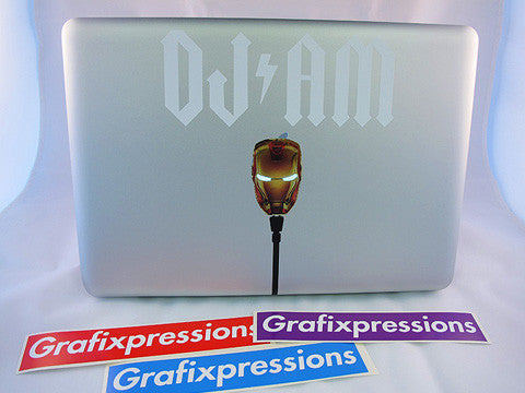 DJ/AM IronMan Macbook Sticker Kit