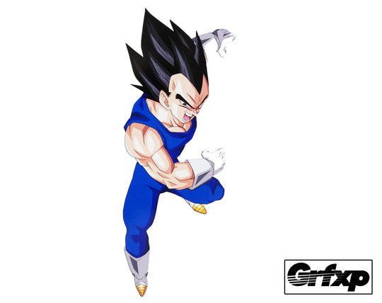 Vegeta Printed Sticker