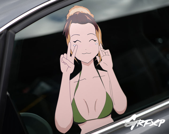 Faith Marone Anime Style Passenger Window Graphic