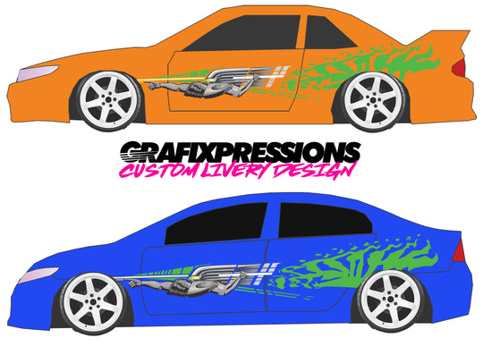 Fast & Furious Knight - Custom Vehicle Livery Graphics