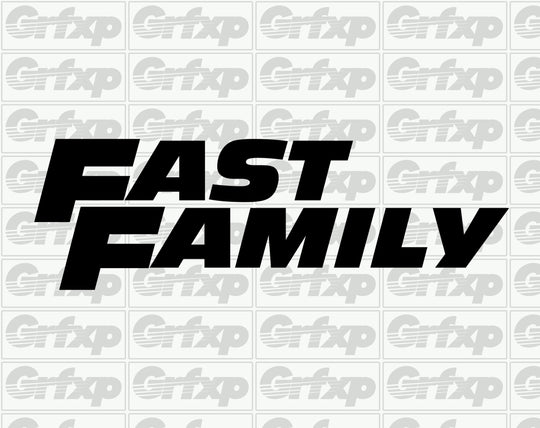Fast Family Sticker