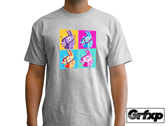 Loot Lama Quadrant Fortnite T-Shirt