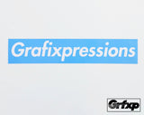 GRFXP Logo Slap Sticker (select a design)