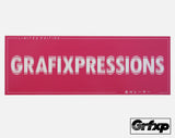 GRFXP Logo Slap Sticker (select a design)