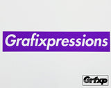 GRFXP Logo Slap Sticker (select a design)