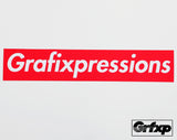 GRFXP Logo Slap Sticker (select a design)