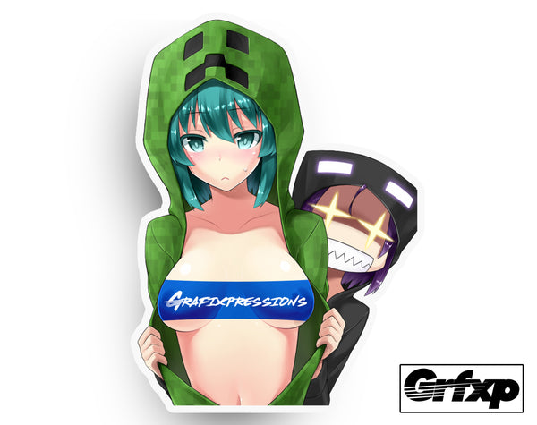 Grafixpressions Slime-Girl Printed Sticker