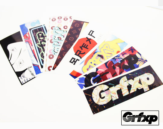 GRFXP Logo Slap Sticker (select a design)