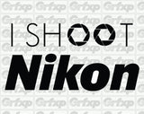 I Shoot Camera Brand Sticker