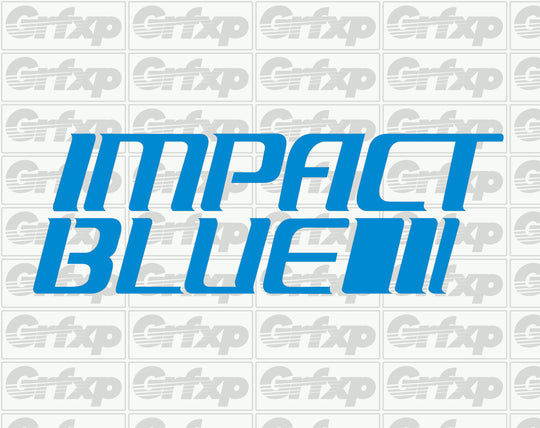 Impact Blue (Initial-D) Sticker