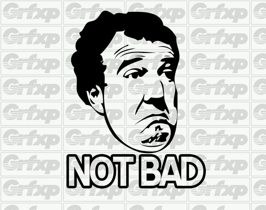 Jeremy Clarkson Not Bad Sticker