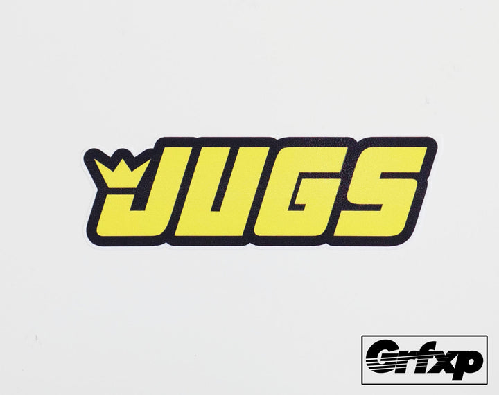 Jugs Printed Sticker