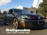 Fog Light Overlays for MK6 VW Golf / GTI / Golf R (2dr/4dr)