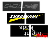 Night Kids, Thunders, Drifters Kill Mark (Initial D) Printed Stickers