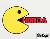 Pacman Eats Car Printed Sticker