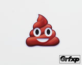 Poop Emoji Printed Sticker (two pack)