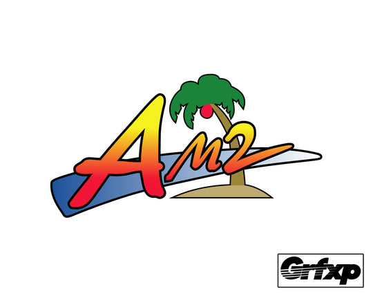 SEGA AM2 Logo Printed Sticker