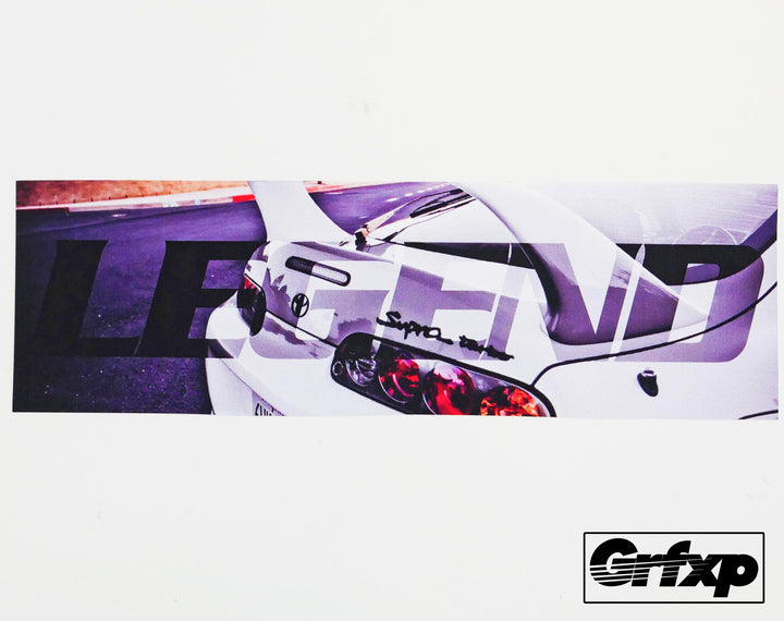 Legend - Toyota Supra Printed Sticker