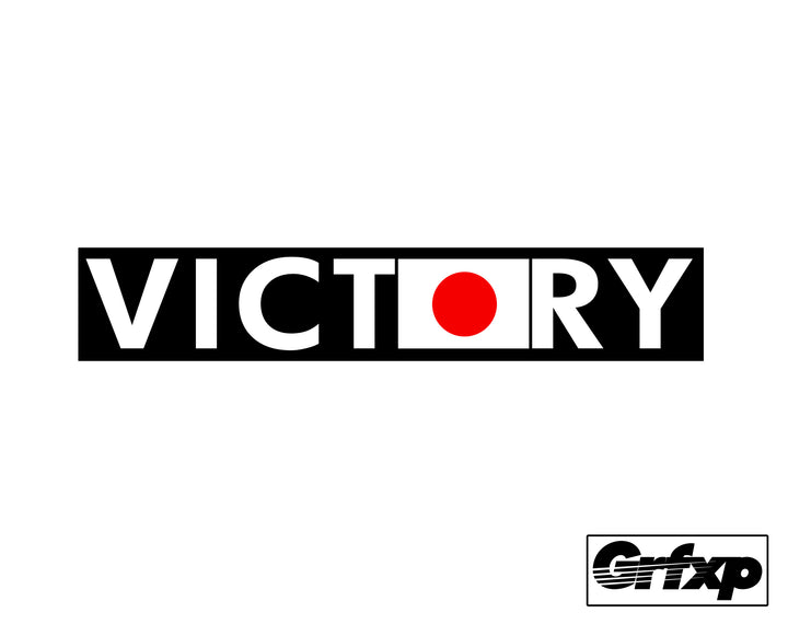 Victory Japan Printed Sticker